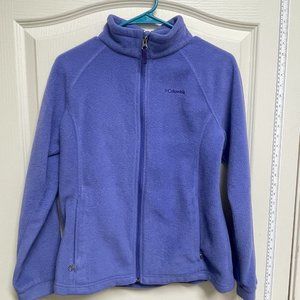 Columbia purple kids fleece jacket XL (18-20), pre-owned